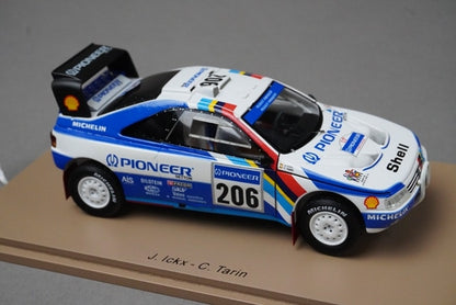 1:43 SPARK S5617 Peugeot 405 T16 Gran Raid Paris-Dakar 1989 #206 model car