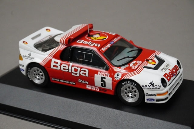 1:43 ixo RAC066 Ford RS200 #5 Ypres Rally 1986 R.Droogmans R.Joosten model car