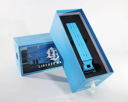 [ Pre-order ] KS073-576 GCD Gaincorp Products 1:64 Mitsubishi Fuso LB-TRUCKS Fuso Super Great Transporter Truck Transporter LBWK Baby Blue