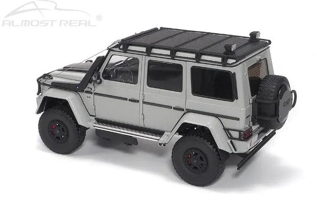 860306 Almost Real Model 1:18 Brabus 550 Adventure Mercedes-Benz G-Class 4×4 2017 Gray model car