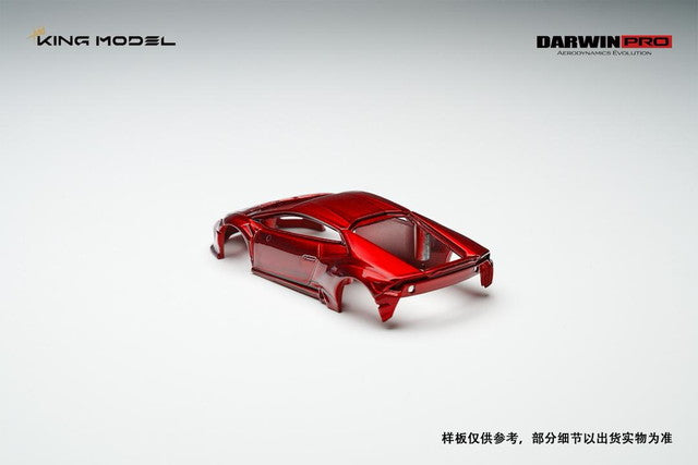 [ Pre-order ] KING MODEL 1:64 DarwinPRO Huracan B/Transparent Red