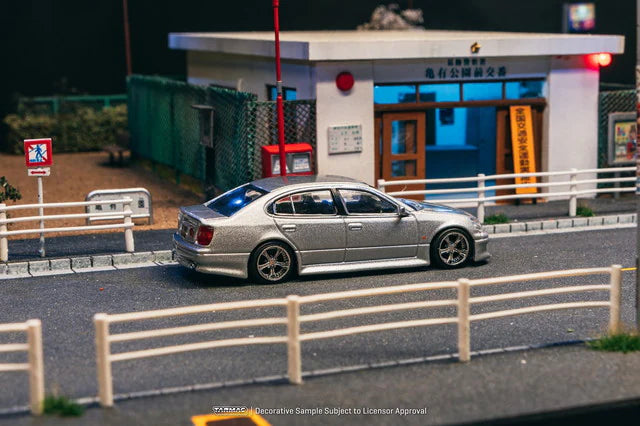 T64G-081-SL Tarmac Works 1:64 Toyota VERTEX Toyota Aristo JZS161 Silver