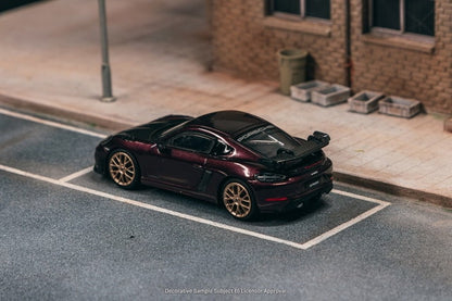 [ Pre-order ] T64S-022-PM Tarmac Works 1:64 Porsche Cayman GT4RS Amethyst Metallic