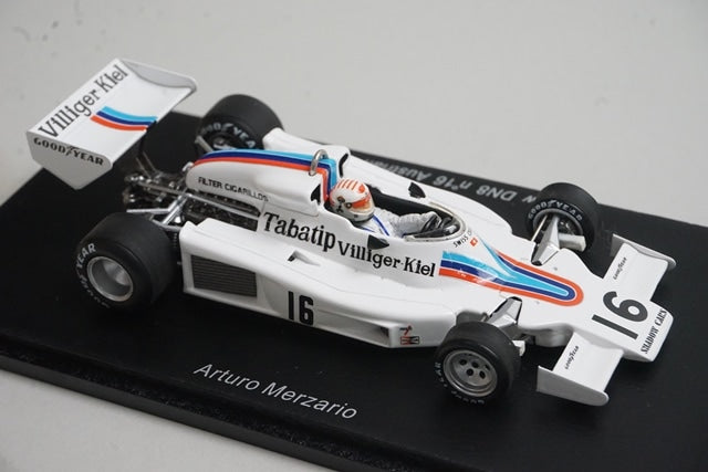 1:43 SPARK S3830 Shadow DN8 Austrian GP 1977 #16 A. Merzario model car