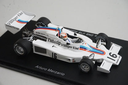 1:43 SPARK S3830 Shadow DN8 Austrian GP 1977 #16 A. Merzario model car