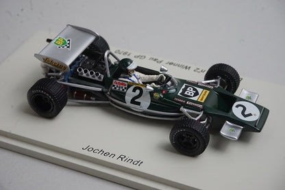 1:43 SPARK S2145 Lotus 69 Pau GP Winner 1970 #2 J. Rindt model car