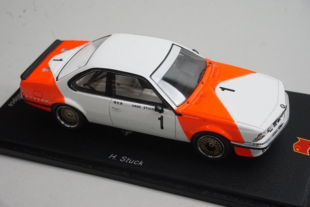 1:43 SPARK SA052 BMW 635 CSi Macau Guia Race Winner 1983 #1 H. Stuck model car
