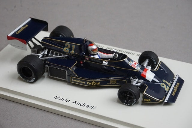 1:43 SPARK S4044 FW05 International Trophy 1973 #21 M. Andretti model car