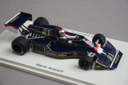1:43 SPARK S4044 FW05 International Trophy 1973 #21 M. Andretti model car