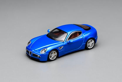 [ Pre-order ] M69055 MOTORHELIX 1:64 Alfa Romeo 8C Competizione 2008 Blu Magnetico Met