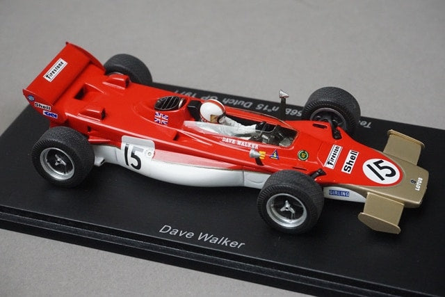 1:43 SPARK S1764 Team Lotus 56B Dutch GP 1971 #15 D. Walker model car