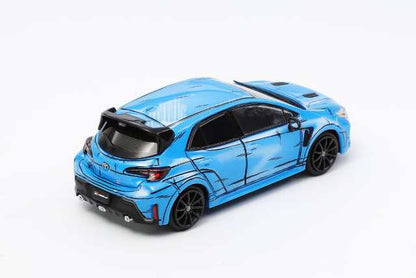 KS-041-555 GCD Gaincorp Products 1:64 Toyota GR Corolla Blue Manga model car