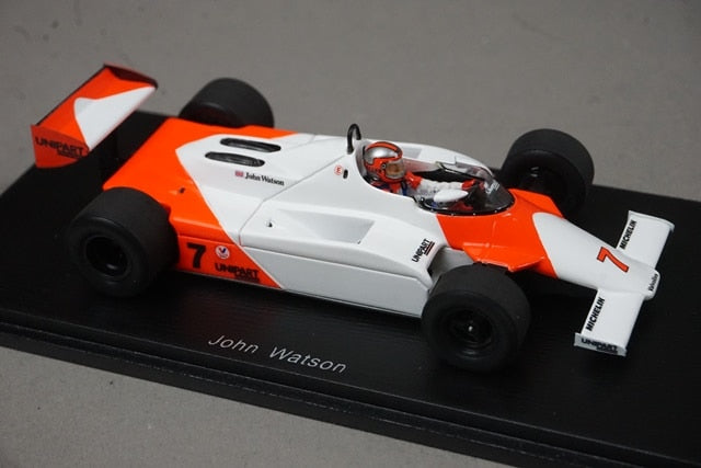 1:43 Spark S4300 McLaren MP4-1 British GP Winner 1981 #7 J. Watson