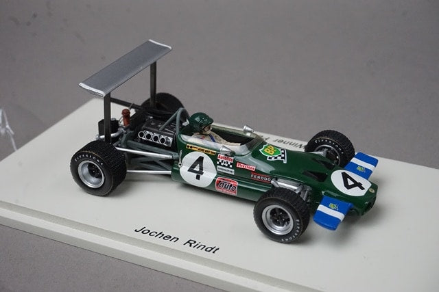 1:43 SPARK S4276 Lotus 59 F2 Pau Grand Prix Winner 1969 #4 J. Rindt model car