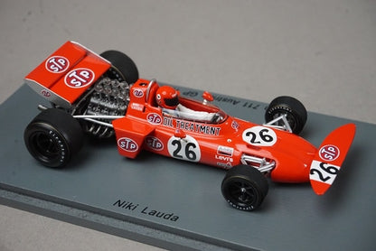 1:43 SPARK S3379 March 711 Austrian Grand Prix 1971 #26 N. Lauda model car
