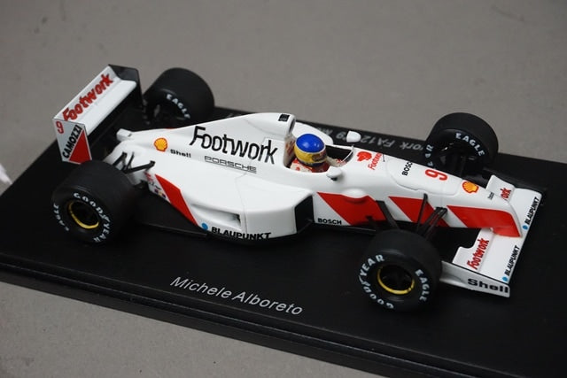 1:43 SPARK S3980 Footwork FA12 Monaco GP 1991 #9 M. Alboreto model car