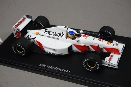1:43 SPARK S3980 Footwork FA12 Monaco GP 1991 #9 M. Alboreto model car