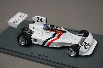 1:43 SPARK S2241 Hesketh 308 Swedish GP 3rd 1974 #24 J.Hunt model car