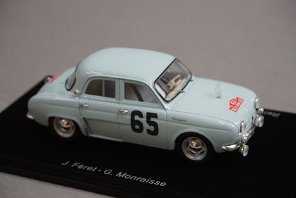 1:43 Spark S5207 Renault Dauphin Monte Carlo Rally Winner 1958 #65 J. Ferret model car