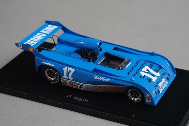 1:43 Spark S1136 Lola T260 Mosport 3rd Place 1973 #17 B. Nagel model car
