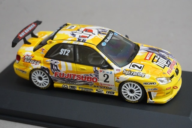1:43 HPI 948 FUJITSUBO HPI Subaru Impreza 2006 #2 Toshihiro Yoshida Kazuhiro Koizumi model car