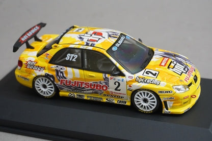1:43 HPI 948 FUJITSUBO HPI Subaru Impreza 2006 #2 Toshihiro Yoshida Kazuhiro Koizumi model car