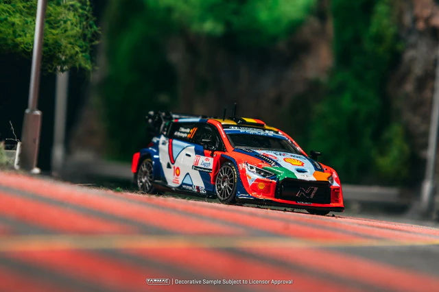 T64-089-24CR11 Tarmac Works 1:64 Hyundai i20 N Rally1 Hybrid Croatia Rally 2024 Thierry Neuville / Martijn Wydaeghe