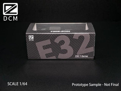 [ Pre-order ] DCM 1:64 BMW E32 7 Series White Lowdown