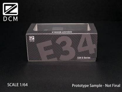 [ Pre-order ] DCM 1:64 BMW E34 5 Series White Lowdown