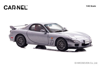 [ Pre-order ] CN430205 CAR-NEL 1:43 Mazda RX-7 Spirit R Type A (FD3S) 2002 Titanium Gray Metallic