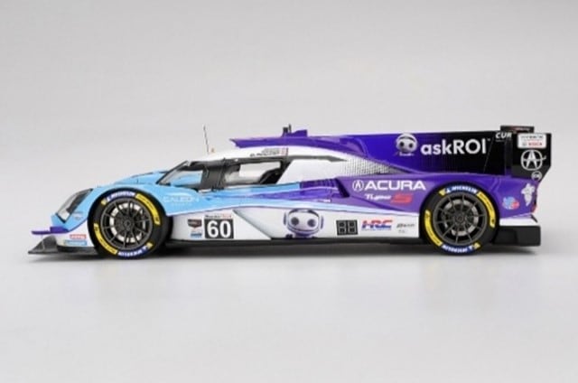 [ Pre-order ] TS0689 TopSpeed 1:18 Acura ARX-06 IMSA Sebring 12 Hours 2025 #60 Acura Meyer Shank Racing