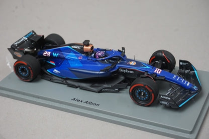 1:43 Spark S8586 Williams Racing FW45 Bahrain GP 10th 2023 #23 A. Albon