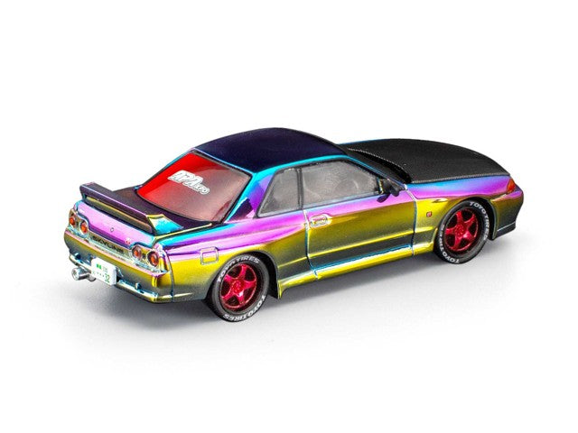 S23-APAxpo2025 POP RACE × XCARTOYS 1:64 Nissan GT-R R32 AIT 2025