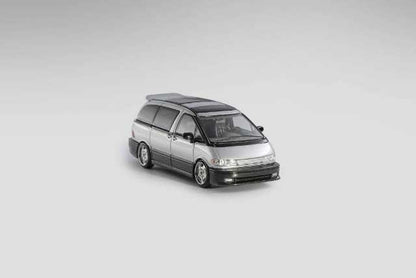 [ Pre-order ] MORTAL 1:64 TOYOTA PREVIA Estima Silver + Gray
