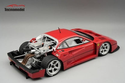[ Pre-order ] TM18-429E Tecnomodel 1:18 Ferrari F40 LM Press Version 1996 with Detachable Magnetic Engine Hood