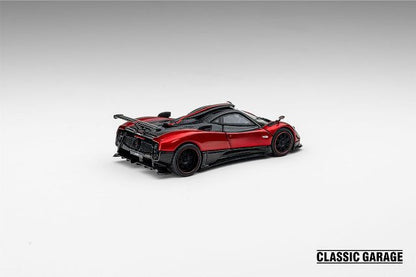 [ Pre-order ] Classic Garage 1:64 Pagani Zonda Cinque Metallic Red
