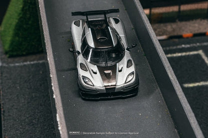 [ Pre-order ] T64G-TL054-SL Tarmac Works 1:64 Koenigsegg One:1 Silver