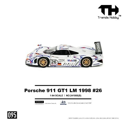 [ Pre-order ] 241085(B) Trends Hobby 1:64 Porsche GT1 Le Mans LM 1988 #26 -Champion