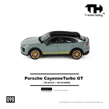 [ Pre-order ] 241090(B) Trends Hobby 1:64 Porsche Cayenne Turbo GT Cement Gray