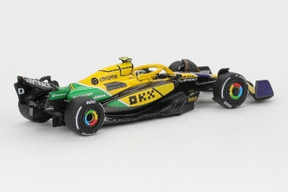 [ Pre-order ] MGT01164-BL TSM MINI-GT 1:64 McLaren F1 MCL38 Monaco GP 2024 L. Norris #4 (Blister Pack)