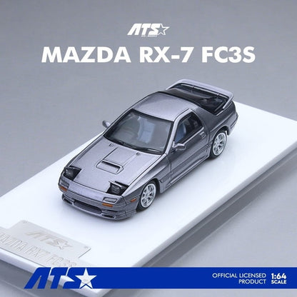 [ Pre-order ] ATS880203 ATS 1:64 Mazda RX-7 Mk2 FC3S Retractable Headlight Silver Grey