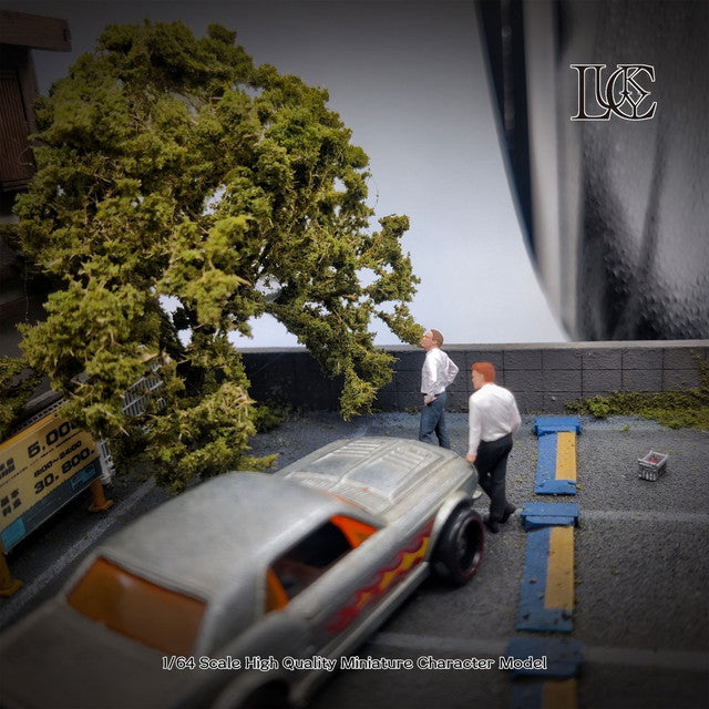 [ Pre-order ] LK2025111726 Lucky Studio 1:64 White Shirt Men Duo Figures