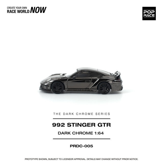 [ Pre-order ] PRDC005 POP RACE 1:64 992 Stinger GTR Dark Chrome