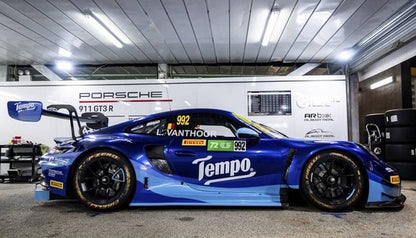 [ Pre-order ] AR Box x Tenmil [ Almost Real Model ] 1:64 Porsche 911 992 GT3 R Macau GP Tempo #992