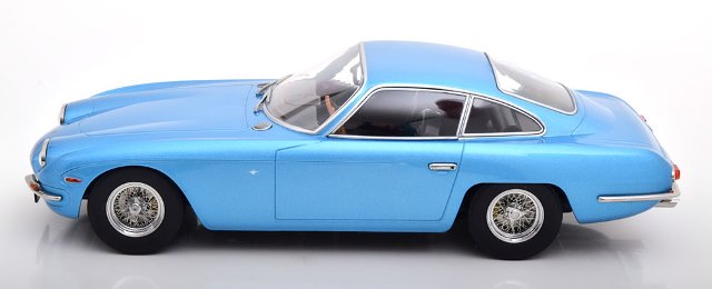 [ Pre-order ] KKDC180391 KK scale 1:18 Lamborghini 400 GT 2+2 1966 Light Blue Metallic