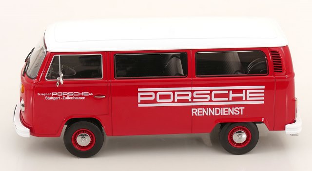 [ Pre-order ] KKDC181364 KK scale 1:18 Volkswagen VW Bus T2b 1972 Porsche Racing Service