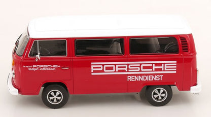 [ Pre-order ] KKDC181364F KK scale 1:18 Volkswagen VW Bus T2b 1972 Porsche Racing Service Fuchs-Rims