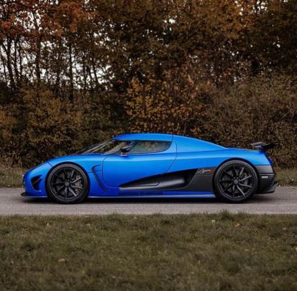 [ Pre-order ] GA003E GRYNING.model 1:64 Koenigsegg Agera R Semi Matte Blue/Carbon