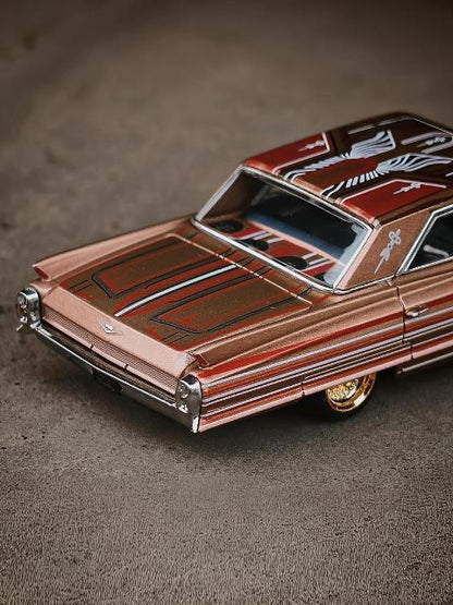 [ Pre-order ] MK Miniatures 1:64 Chevrolet Cadillac Sedan De Ville Metallic Red Copper, China Hangzhou International Model Show Exclusive
