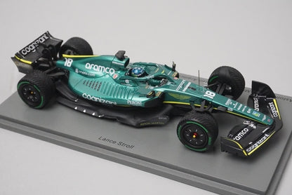 1:43 Spark S8532 Aston Martin AMR22 Aramco Cognizant F1 Team Emilia Romagna GP 2022 #18 L. Stroll